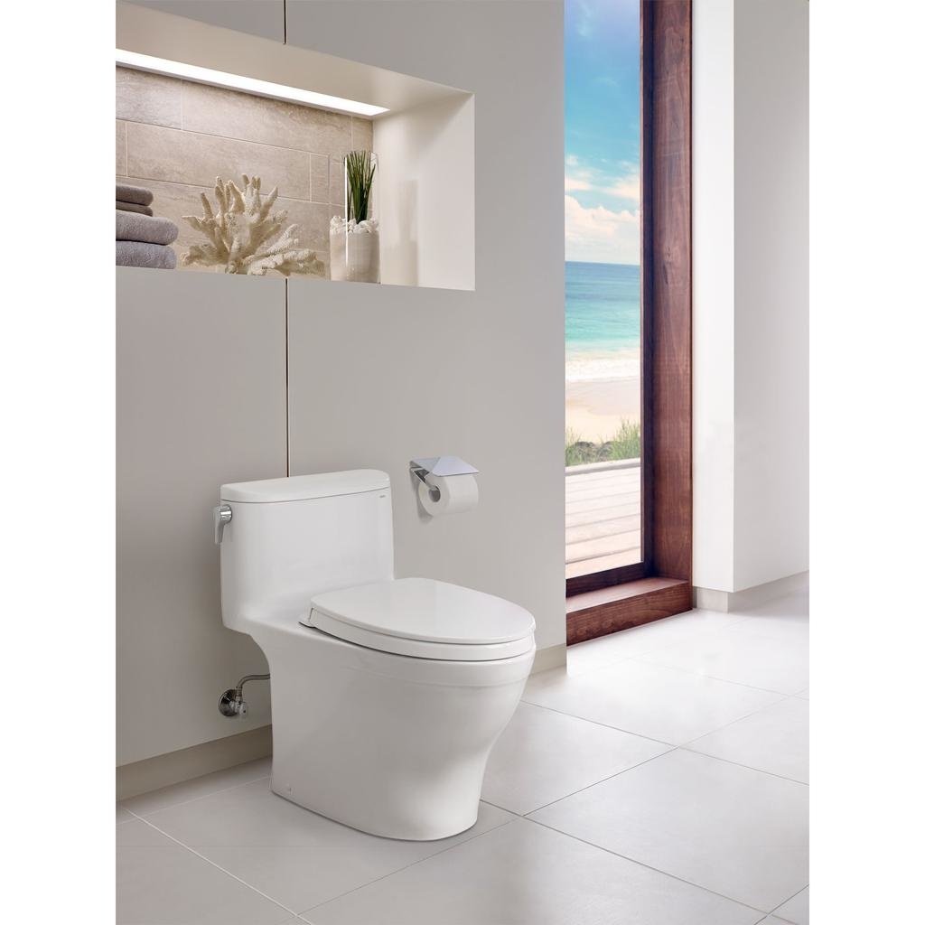 TOTO MS642124CEFG Nexus One Piece 1.28 GPF Elongated Toilet Cotton